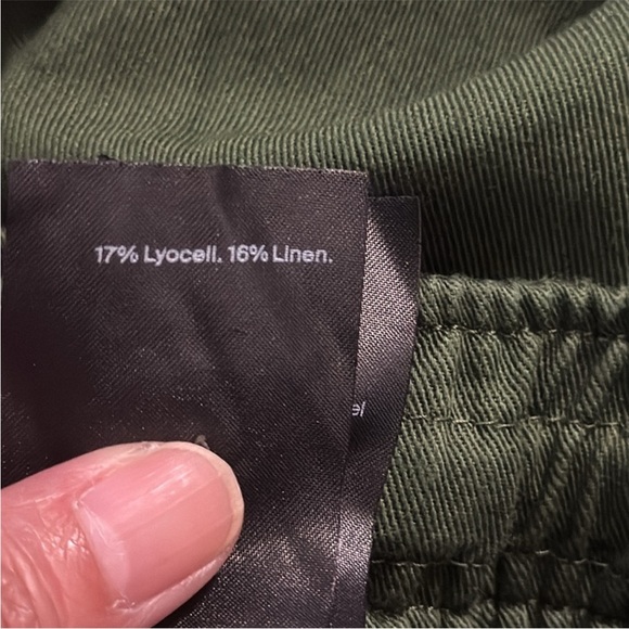 COS linen/cotton barrel pants - Picture 11 of 11